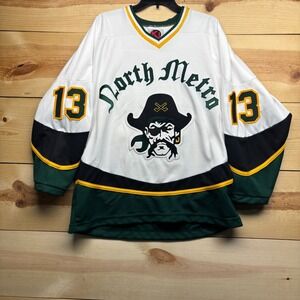 North Metro Pirates Hockey Jersey Adult Medium #13 Minnesota High School